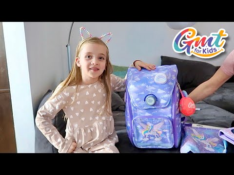 Paulina testet einen neuen Schulranzen | GMT For Kids
