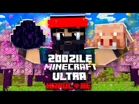 I Survived 200 Days on Minecraft Ultra Hardcore 1.20
