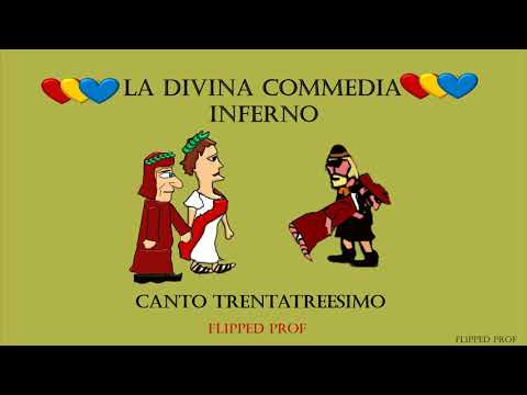 Canto 33 INFERNO LA DIVINA COMMEDIA con i disegni e le animazioni di Flipped Prof