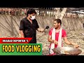 DHAKAD REPORTER TRY FOOD VLOGGING HARSH RAJPUT