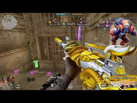 Crossfire NA ( Đột Kích Bắc Mỹ  ) 2.0 : M4A1 S Golden Azurite Beast - Hero Mode X - Zombie V4