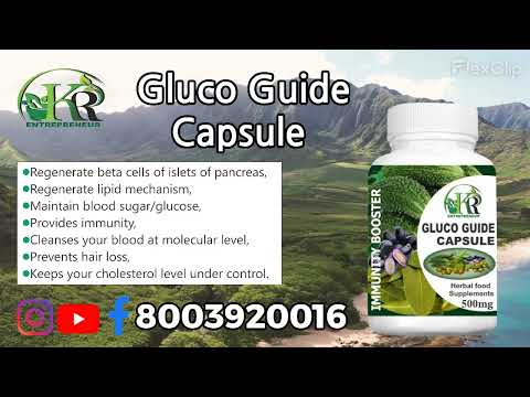 Kr entrepreneur gluco guide sugar control capsule