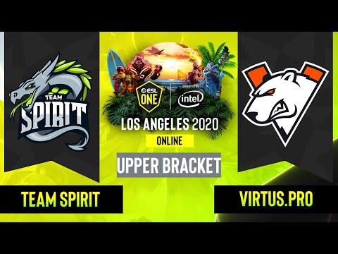 Dota2 - Virtus.pro vs. Team Spirit - Game 1 - Upper Bracket R1 - EU/CIS - ESL One Los Angeles