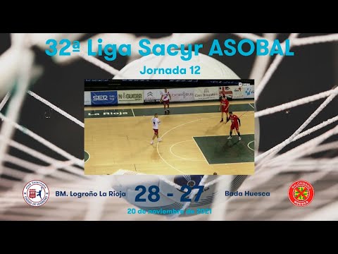 32ª Liga Sacyr ASOBAL J12: BM. Logroño La Rioja - Bada Huesca 28-27