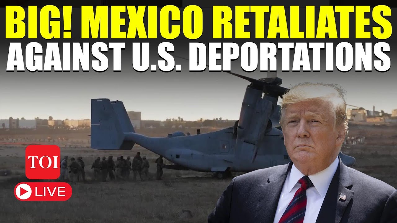 LIVE: Mexico Vs US 'War': US Troops Storm Border; Trump Deportation Plane Blocked | Watch