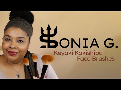 Sonia G.  Keyaki Kakishibu Face Brushes