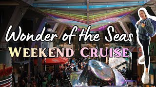 WEEKEND CRUISES on Wonder Of The Seas Review | The Truth About 3 & 4 Day Royal Caribbean Cruises 👀
