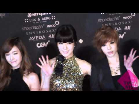 [fancam] 111103 SIA red carpet SNSD @TIFFANY