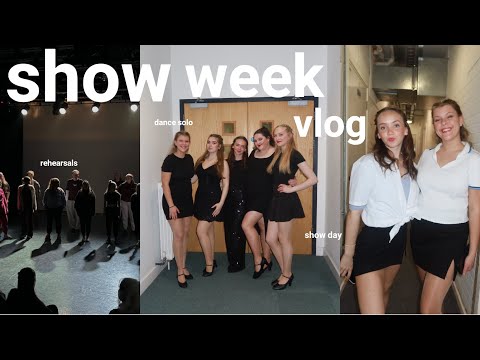 theatre week vlog  ☆ show week as a musical theatre student