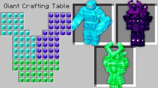 Can I Make GIANT ARMORS with ALL BLOCKS in Minecraft?