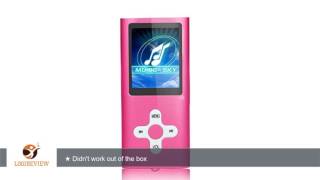 Goldenseller Pink Color Mp3 / mp4 Music Video Media Player Portable Videos Player / Music Player /