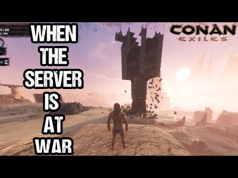 A Chaotic Day on a PvP Server - Conan Exiles
