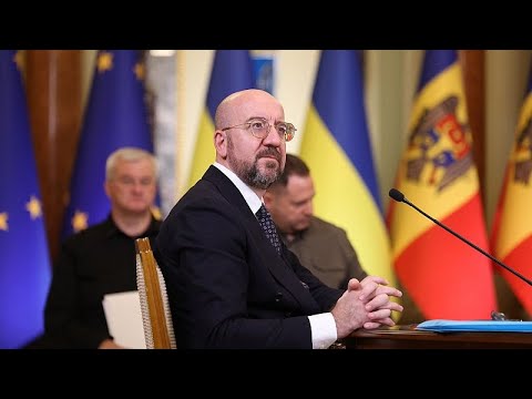 Video Thumbnail: Die EU muss sich erweitern, ansonsten droht ein „neuer Eiserner Vorhang“, warnt Präsident Michel