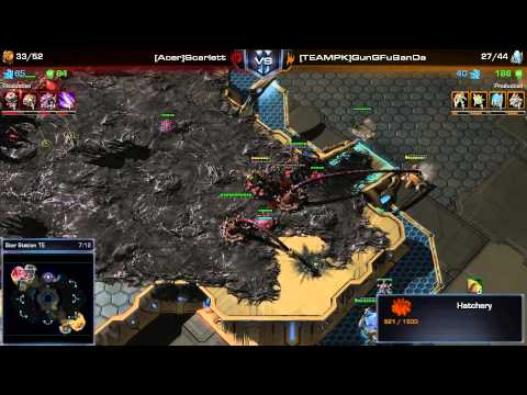 SC2 - Daily Masters - PvZ - GunGFuBanDa vs Scarlett