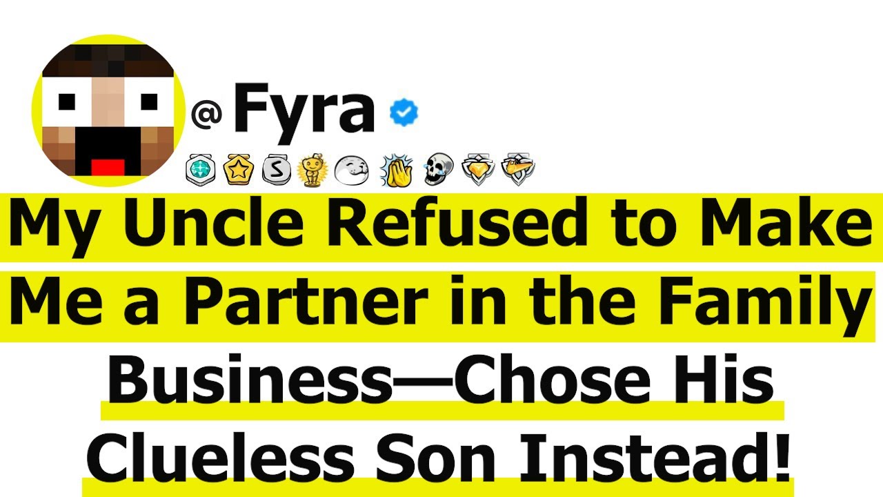 My Uncle Refused to Make Me a Partner in the Family Business—Chose His Clueless Son Instead!