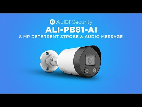 Alibi Vigilant Camera Setup - ALI-PB81-AI - Strobe and Alarm Setup