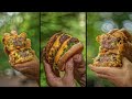 🍔 Epic Deep Fried Burger Recipe - Back to The Forest 🌲