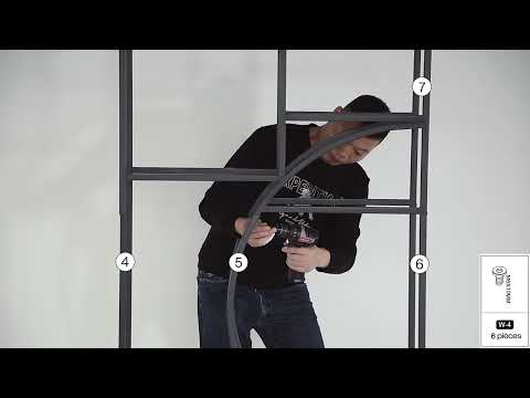 Vidéo d'installation - HOGA-HL008- Tribesigns Estantería de Almacenamiento Industrial