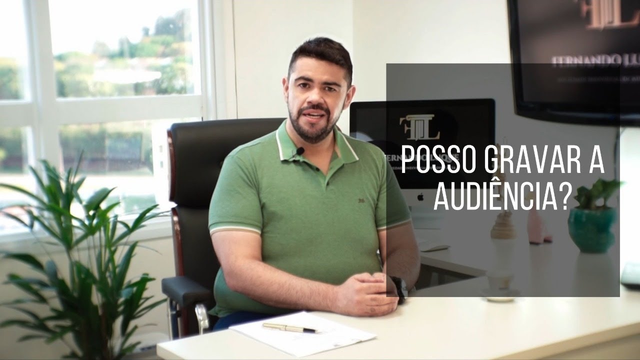 SABIA QUE VOCÊ PODE GRAVAR A AUDIÊNCIA?!