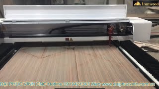 MÁY CNC LASER IRONWOOD CẮT VENEER Tuyệt đẹp