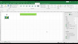 How to Lock an Image or Picture to a Cell in Excel