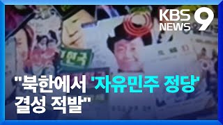 특보] 북한에도 자유민주주의 정당 출현