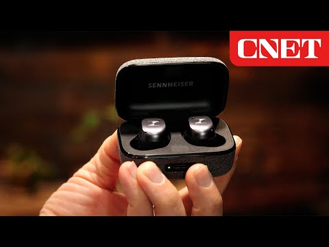 Ausinės Sennheiser Momentum True Belaidės 3 – juodos spalvos video