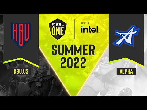 Dota2 - KBU.US vs ALPHA - Game 1 - DPC NA Tour 3 - ESL One Summer 2022: Division 2
