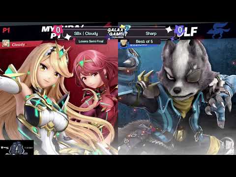 GGxC 12 - SBx Cloudy (Pyra Mythra) Vs. Sharp (Wolf) - Top 8 Losers Semi Final