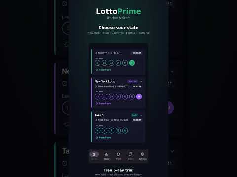Lotto Prime - Tracker & Stats video thumbnail
