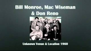 【CGUBA109】Bill Monroe, Mac Wiseman & Don Reno 1966