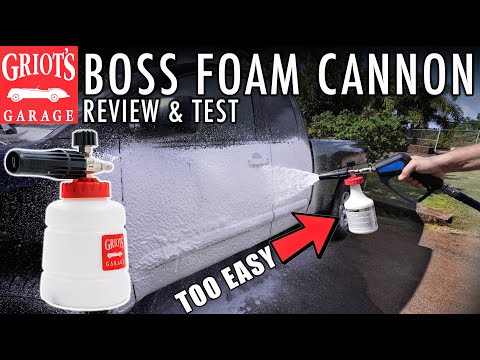 THE BEST FOAM CANNON for auto detailing Griots Garage Boss Foam Cannon