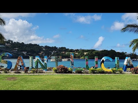 Port stop in St.Lucia from the Enchanted Princess!