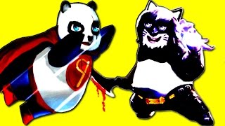 Panda Games for Kids | Play Fun Adventure Game with Kung Fu Panda VS Batman & Superman