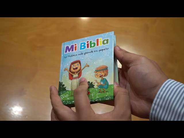 Vídeo relacionado con Mi Biblia: La historia más grande en pequeño (Biblias infantiles) - 9788428552585