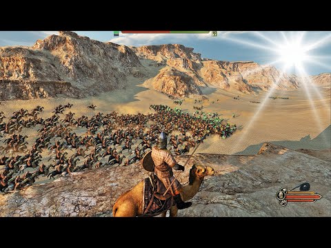 1000 Men Desert Valley Battle Mount & Blade 2 Bannerlord | Epic Battle |
