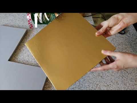 ПОДЛОЖКА под ТОРТ своими руками. Дёшево и практично!