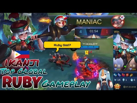 Less Than 2 Minutes my Ruby Got MANIAC | Funnel Ruby | Rank Game | ikanji Gaming | Mobile Legend