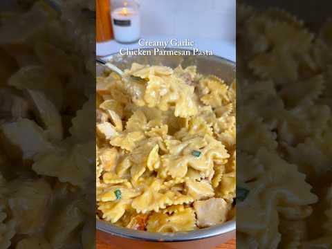 One-Pot Creamy Garlic Chicken Pasta (Recipe in Comments)