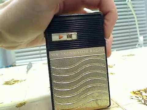 a 60's NEC pocket Transistor MW Radio......
