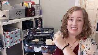 Thirty-One Away for the Weekender bag, Expanding Travel Case, Glamour Case & Hanging Traveler Bag
