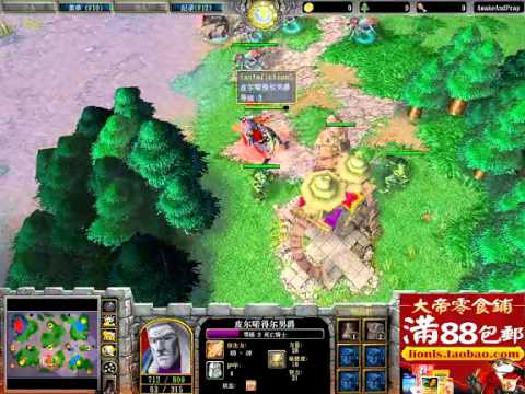 【心烦意乱绕圈圈】魔兽争霸大帝解说 饭一哥 vs howl EI