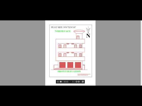 39-4 X 38-10  RESIDENTIAL CUM COMMERCIAL HOUSE DESIGN