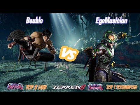 T8 I Double (Top 2 Law) vs EyeMusician (Top 1 Yoshimitsu) I Rank Match I 3/30/24