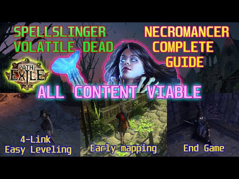 POE 3.18 | Spellslinger Volatile Dead Necromancer | League Start to End Game | Sentinel Ready