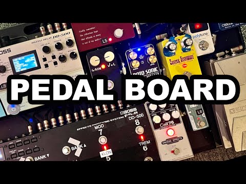 My current pedal board 2023