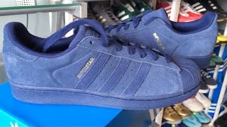 Adidas Superstar Suede (blue) unboxing