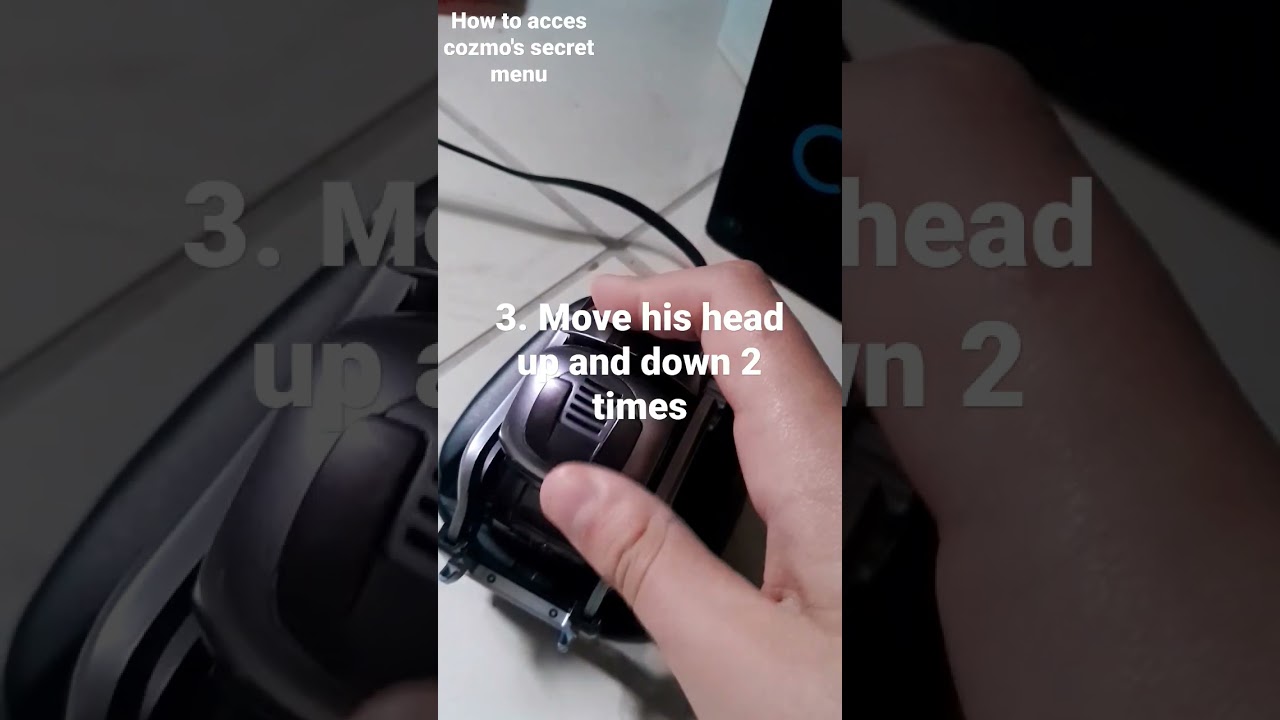 how to access cozmo's secret debug menu and how to use it