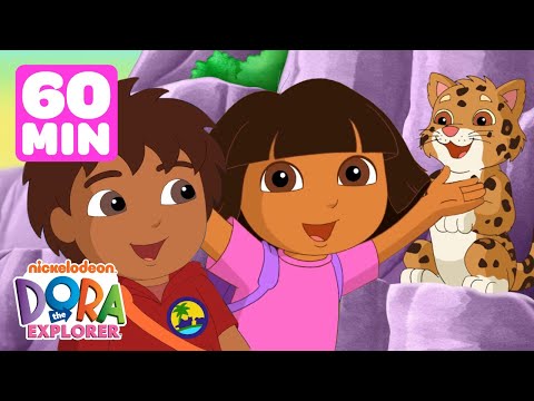 Dora & Diego's Daring Animal Rescues! ???? 1 Hour | Dora the Explorer | Dora & Friends