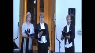 Nyberg, Calvén and Bengtsson sing Te sol quest'anima from Verdi's Attila in Väsby Park 2009